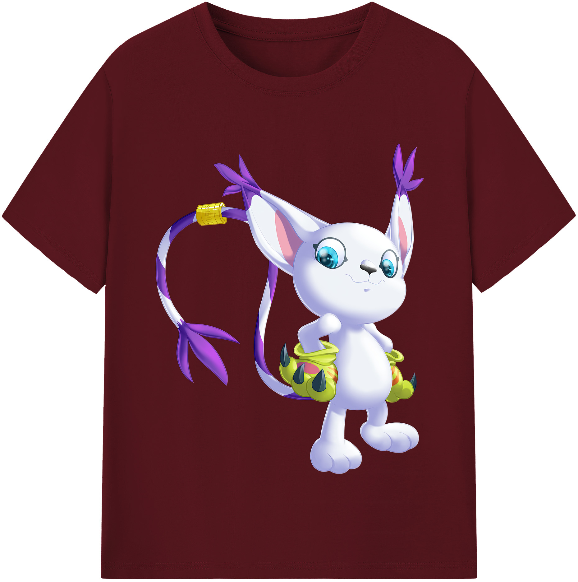 （画像用） Digimon デジタルモンスター/デジモン 綿100％半袖Tシャツ（フロントプリント）